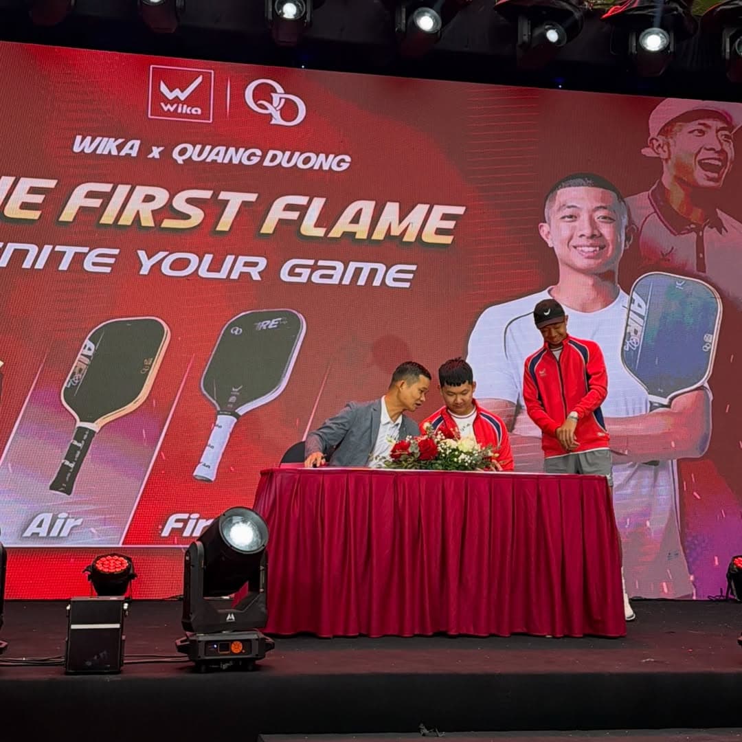 Quang Duong Signs With Vietnam’s Wika Pickleball as “Wika QD” Line Debuts