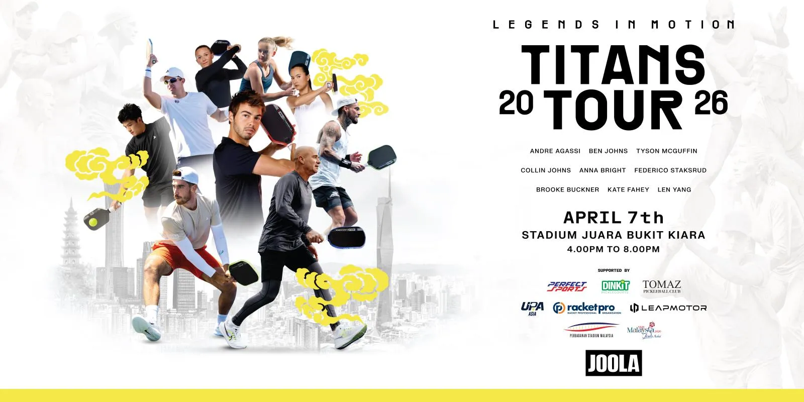 Pickleball Royalty Hits KL: JOOLA Titans Tour 2026